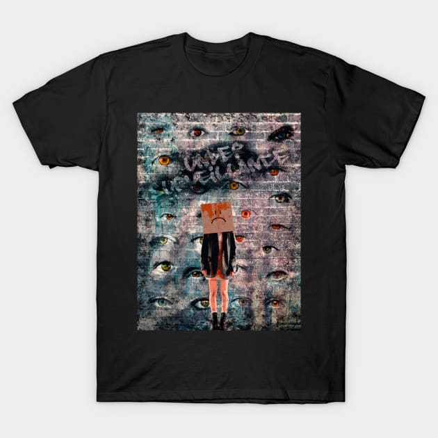 Under Surveillance Illustration T-Shirt by ARTIZIT